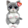 Ty 41055 - Morgan Grey Cat - Beanie Bellie - 15cm (6")