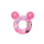 Bestway 9102N - Schwimmring Minnie Maus mit Ohren - Disney Schwimmreifen Pink