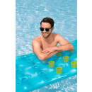 Bestway 43015 - Luftmatratze Summer Colors Deluxe - Wasserliege Pool - T&uuml;rkis