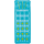 Bestway 43015 - Luftmatratze Summer Colors Deluxe - Wasserliege Pool - Türkis