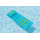 Bestway 43015 - Luftmatratze Summer Colors Deluxe - Wasserliege Pool - Türkis