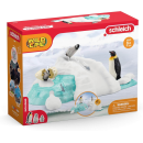 Schleich 42661 - Pinguin-Familienspa&szlig; - Wild Life
