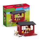 Schleich 42722 - Hundehütte mit Goldenretrievern  -...