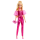 Barbie Deluxe Style-Modepuppe #5 in rosafarbenem Metallic-Outfit mit Korsett-Top und Accessoires, blond
