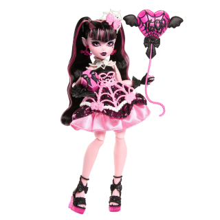 Mattel JBG74 - Monster High schaurig schöner Geburtstag Draculaura Puppe