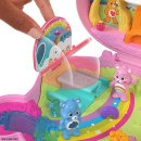 Polly Pocket x Gl&uuml;cksb&auml;rchi Puppen &amp; Spielset mit Spielzeugauto und thematischen Accessoires, Reisespielzeug-Schatulle