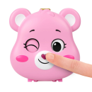 Polly Pocket x Gl&uuml;cksb&auml;rchi Puppen &amp; Spielset mit Spielzeugauto und thematischen Accessoires, Reisespielzeug-Schatulle