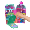 Polly Pocket Puppen und Spielset, Gelateria-Haus mit Aufzug, Eiscreme-Thema mit &uuml;ber 25 Zubeh&ouml;rteilen inklusive M&ouml;beln und Tieren