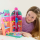 Polly Pocket Puppen und Spielset, Gelateria-Haus mit Aufzug, Eiscreme-Thema mit über 25 Zubehörteilen inklusive Möbeln und Tieren
