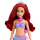 Mattel JBF86 - Disney Princess Meerjungfrau-Arielle-Modepuppe & Schminktisch - Puppe
