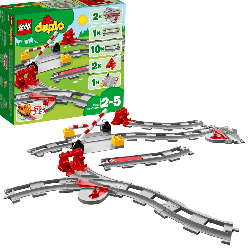 LEGO 10882 DUPLO - Eisenbahn Schienen