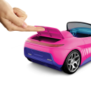 Ferngesteuertes Hot Wheels Barbie Cabrio, Spielzeugauto mit batteriebetriebener Fernbedienung, Platz f&uuml;r 2 Barbie-Puppen