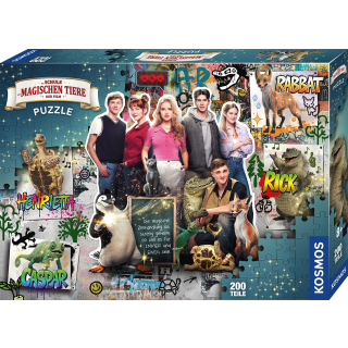 KOSMOS 685072 - Die Schule der magischen Tiere Puzzle zum Film - Teamwork