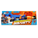 ZURU 36823; 36843 - X-Shot Insanity Smoking Barrel mit 72 Darts - Dart-Blaster mit Rauch-Mechanismus
