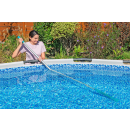 Bestway 58831 - Poolpflege-Set AquaSurge mit akkubetriebenem Poolsauger, Kescher und Poolb&uuml;rste f&uuml;r Poolgr&ouml;&szlig;en bis 610 cm