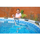 Bestway 58831 - Poolpflege-Set AquaSurge mit akkubetriebenem Poolsauger, Kescher und Poolb&uuml;rste f&uuml;r Poolgr&ouml;&szlig;en bis 610 cm