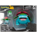 Jazwares PKW2775 - Pokemon Select Evolution 3er-Pack - Bisasam, Bisaknosp, Bisaflor