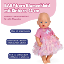 Zapf Creation 839393 - BABY born Bl&uuml;tenkleid 43 cm