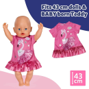 Zapf Creation 839423 - BABY born Kleid Flamingo 43cm