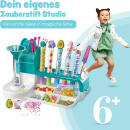 Clementoni 59415 - Idea Stift-Atelier mit &uuml;ber 50 Accessoires - Stift-Bastelset