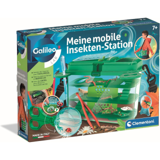 Clementoni 59440 - Galileo Lab Meine mobile Insekten-Station - Tragbares Insekten-Hotel
