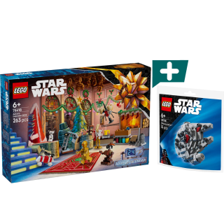 LEGO® Star-Wars Adventskalender 2025 (75418) + LEGO® Millennium Falke Mini-Modell (30708) - 2er Set