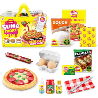 ZURU 15905B - Slime Mart Pizza im Einkaufskorb - Schleim