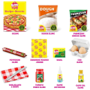 ZURU 15905B - Slime Mart Pizza im Einkaufskorb - Schleim