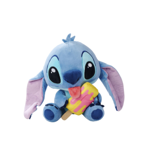 Simba 6315870517 - Disney Stitch mit Eis am Stiel, 25cm