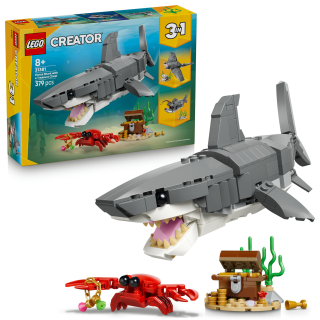 LEGO 31381 Creator - Wilder Hai mit Schatztruhe