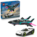 LEGO 60489 City - Düsenflieger vs. Rennauto