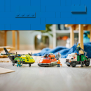 LEGO 60505 City - Kombinationsset mit Flugzeug, Wartungsfahrzeug und Luftkissenboot