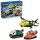 LEGO 60505 City - Kombinationsset mit Flugzeug, Wartungsfahrzeug und Luftkissenboot