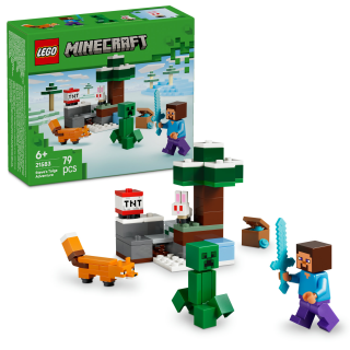 LEGO 21583 Minecraft - Steves Abenteuer in der Taiga