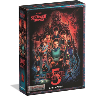 Clementoni 37096 - Stranger Things Teil 5 - 1000 Teile Puzzle