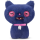 ZURU Fuggler Alley Cats Cheezee – Plüschkatze, 22 cm