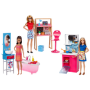 Mattel DVX51 - Barbie Deluxe-Set Möbel & Puppe Sortiment