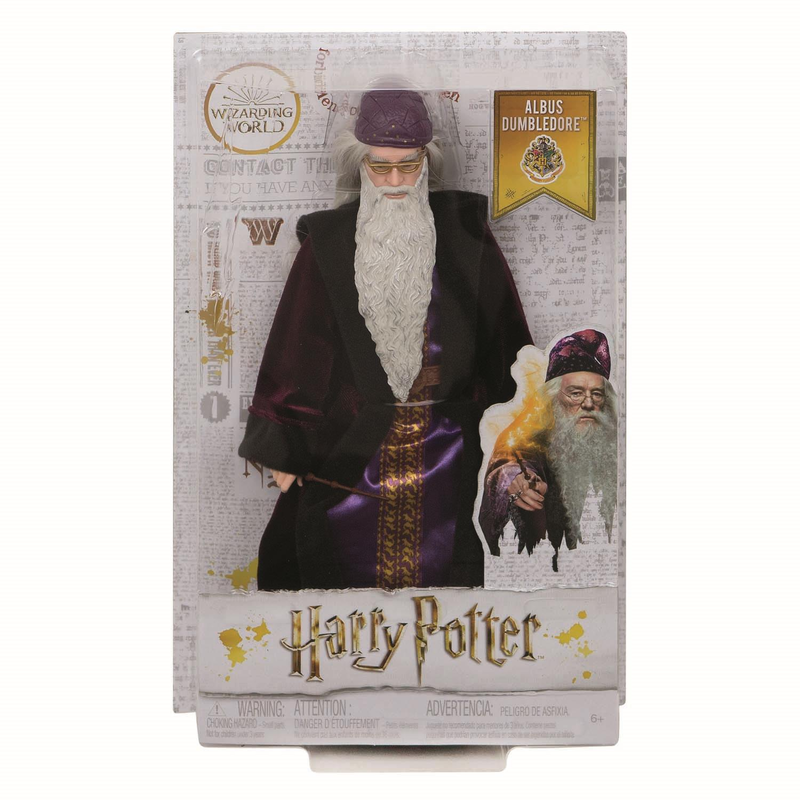 Mattel FYM54 - Harry Potter Die Kammer des Schreckens Dumbledore Puppe